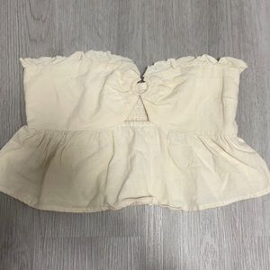 Cream PacSun Tube Top